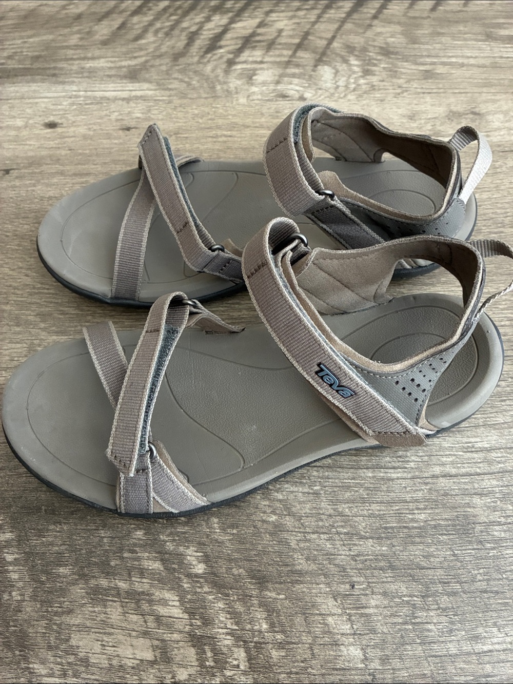 Teva Taupe Outdoor Strappy Sandals